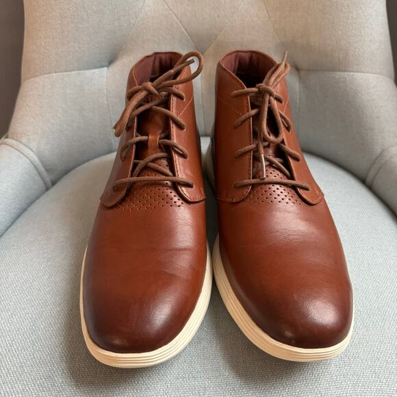 Cole Haan Men's ØriginalGrand Remastered Waterproof Chukka Boots Sz. 10 - Picture 4 of 14